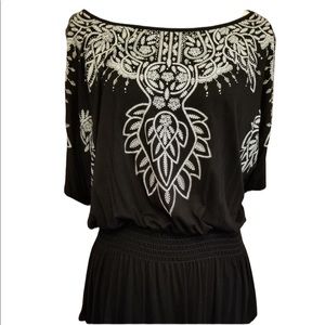 French Blue blouse LG